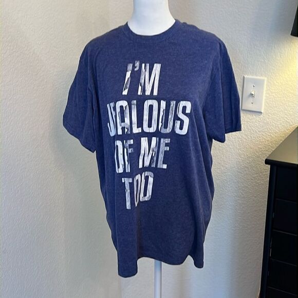 “I’m Jealous of Me Too” Novelty Tee - Size L - Picture 1 of 3